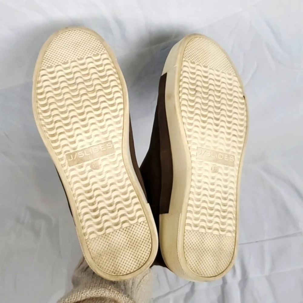 J/Slides Val Khaki‎ Nubuck Fur Lined Waterproof Booties
